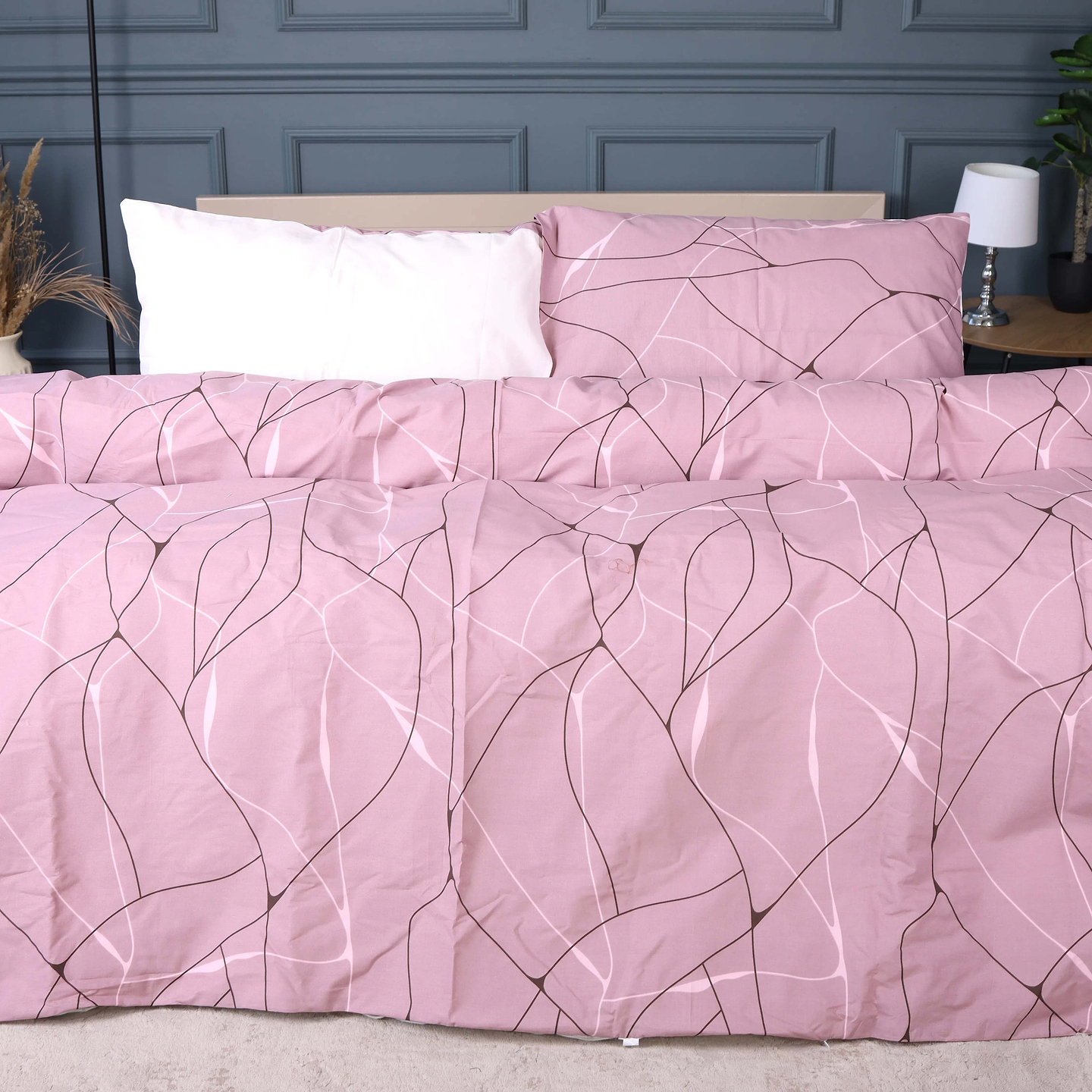 Комплект постельного белья MirSon Ranforce Elite 17-0810 Accents pink 220х240 (2200011494265)